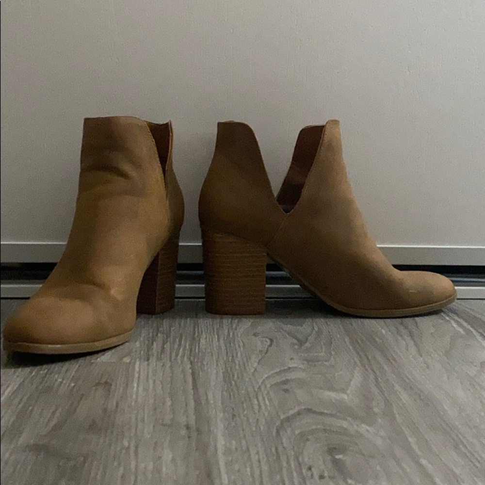 Tan boots